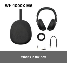 Sony WH1000XM6S Wireless Noise Cancelling Headphones, Platinum Silver - 2