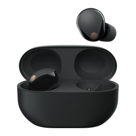 Sony WF1000XM5B Wireless Bluetooth Noise Cancelling earbud style headphones, black