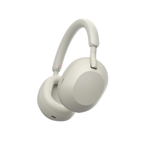 Sony WH1000XM5 Noise Cancelling Wireless Headphones, silver